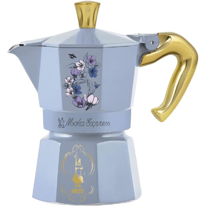 Bialetti Moka Express Bridgerton Stovetop Espresso Maker 3 Cups