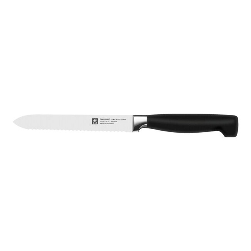 Henckels Four Star - 5" Serrated/Utility Knife