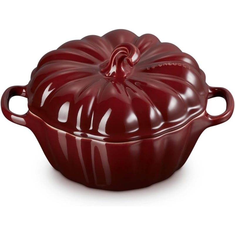 Le Creuset 12 oz. Stoneware Figural Pumpkin Petite Cocotte - Rhone