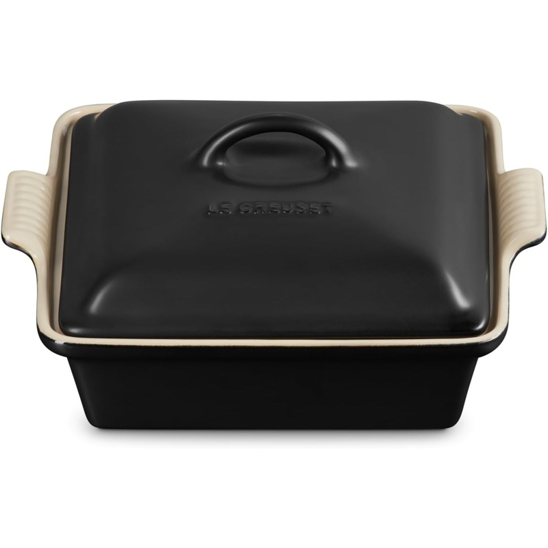 Le Creuset 2 Qt. Heritage Covered Square Casserole - Licorice