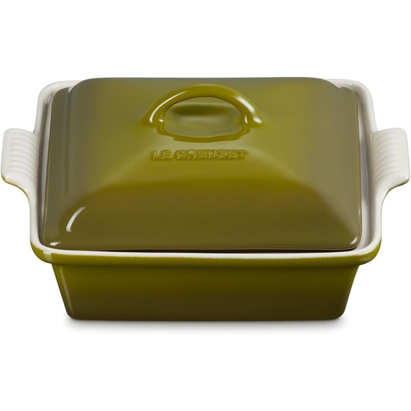 Le Creuset 2 Qt. Heritage Covered Square Casserole - Olive