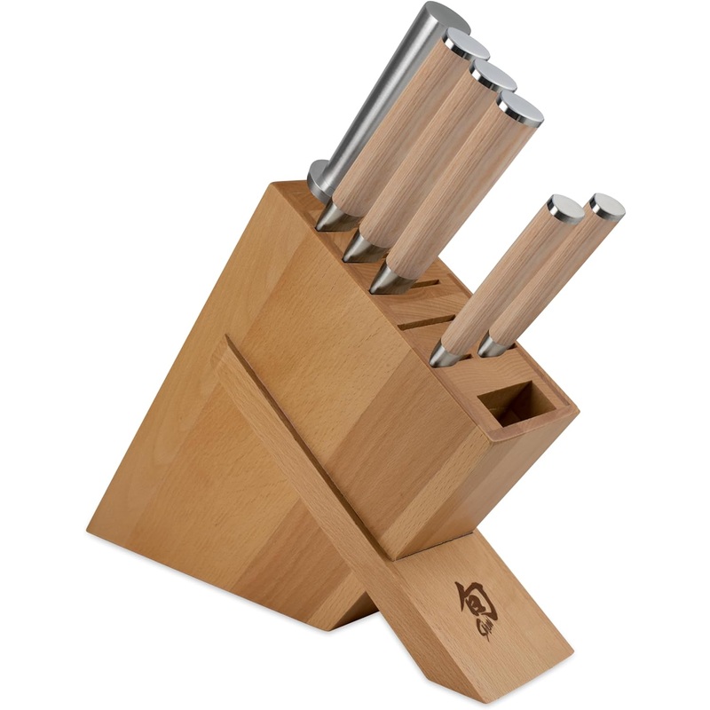 Shun Classic Blonde - 7 Pc. Knife Block Set