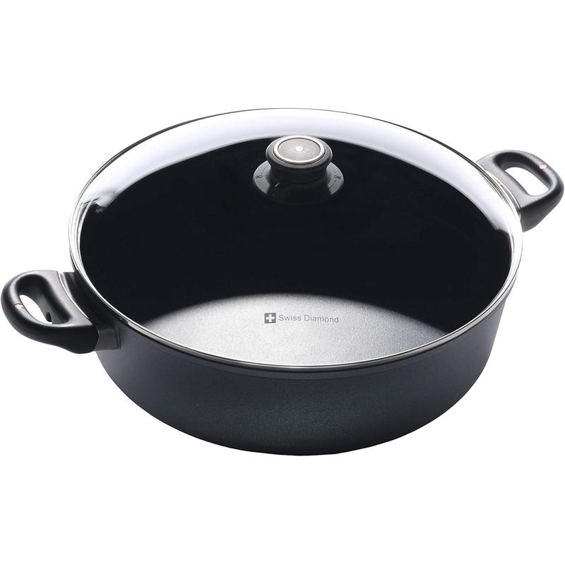 Swiss Diamond - 12.5" Induction Braiser w/Glass Lid