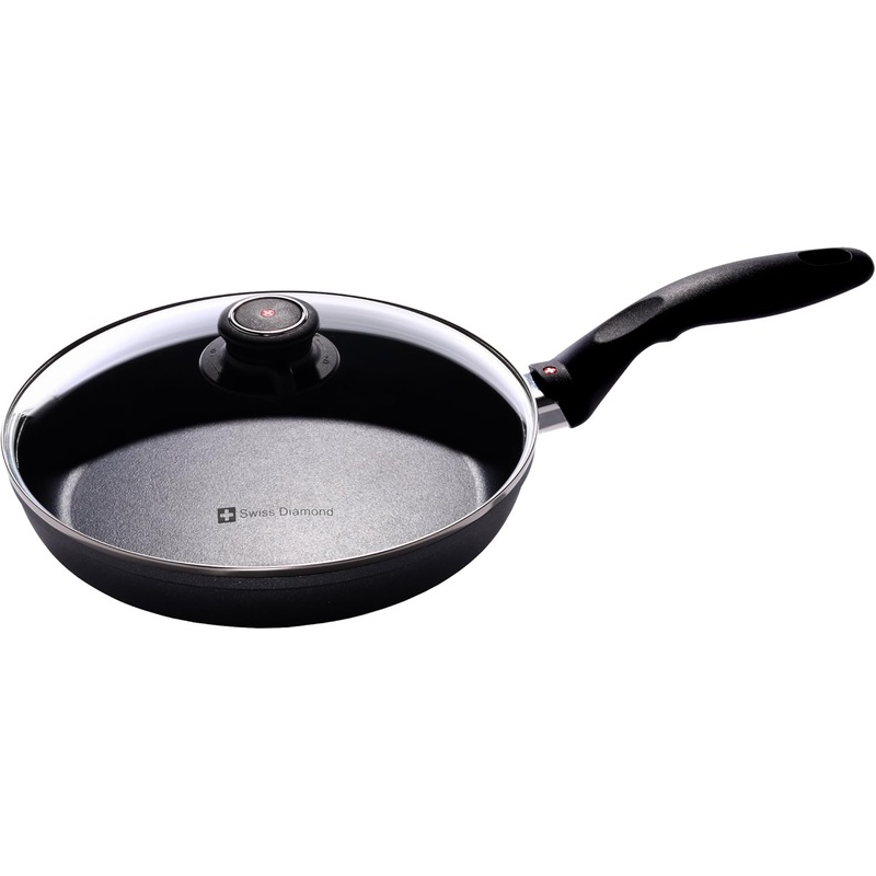 Swiss Diamond - 9.5" Induction Fry Pan w/Glass Lid