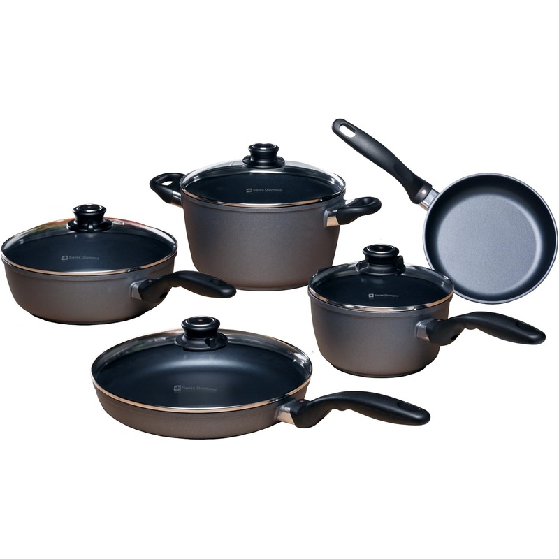 Swiss Diamond - 9 Pc. Cookware Set