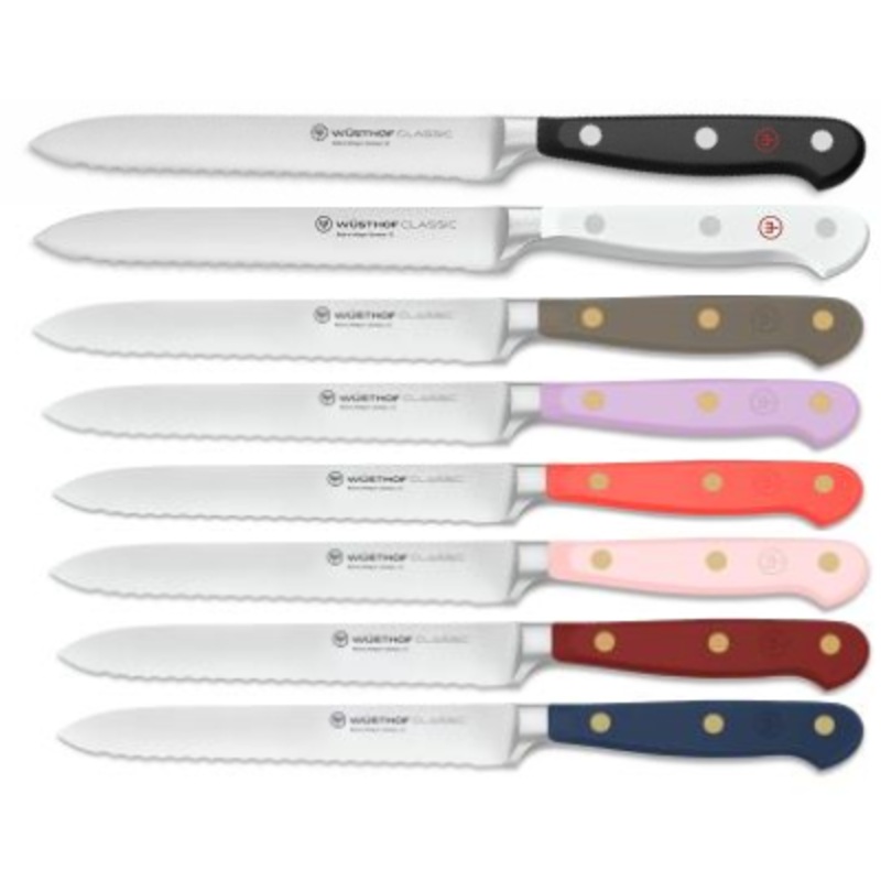 Wusthof Classic - 5" Serrated Utility Knife - Color Options & Engraving Available