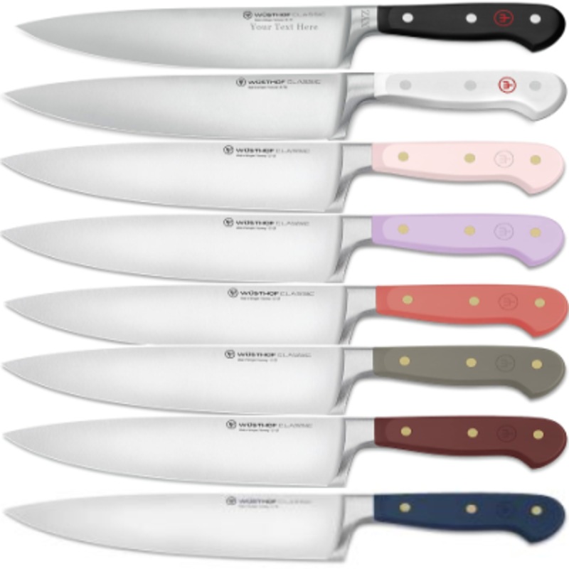 Wusthof Classic - 8" Chef's Knife - Color Options & Engraving Available