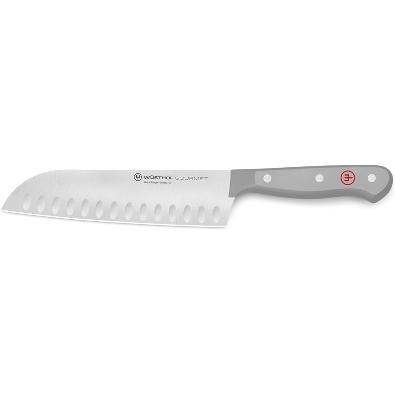 Wusthof Gourmet Grey - 7" Santoku Knife w/Hollow Edge