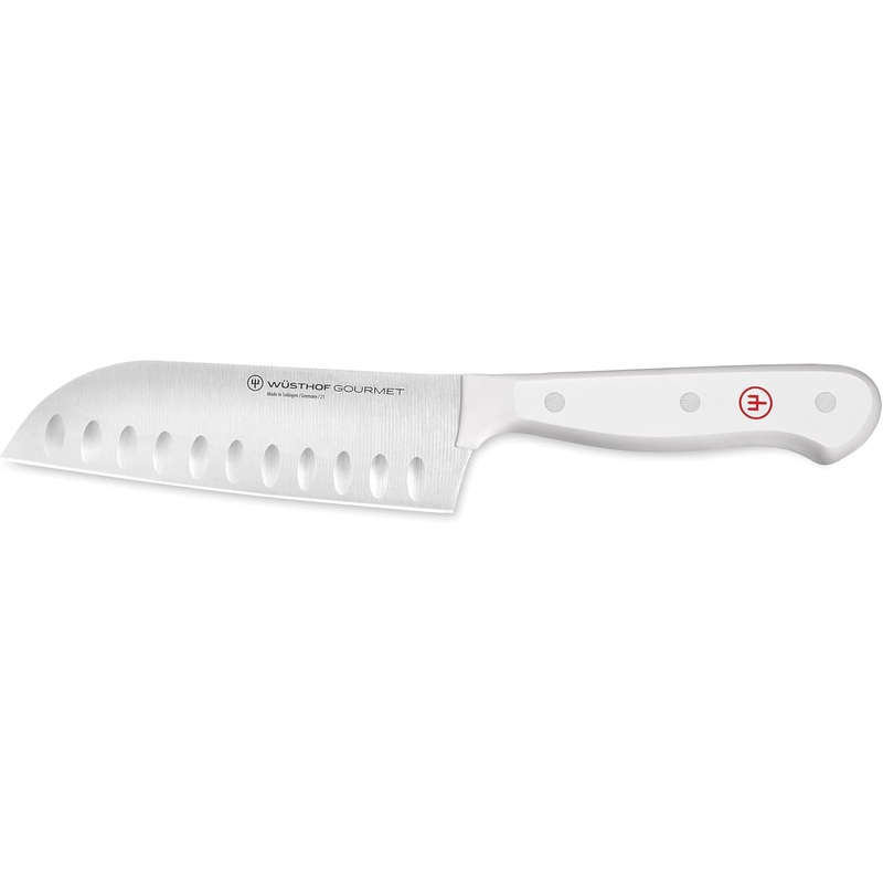 Wusthof Gourmet White - 5" Santoku Knife w/Hollow Edge