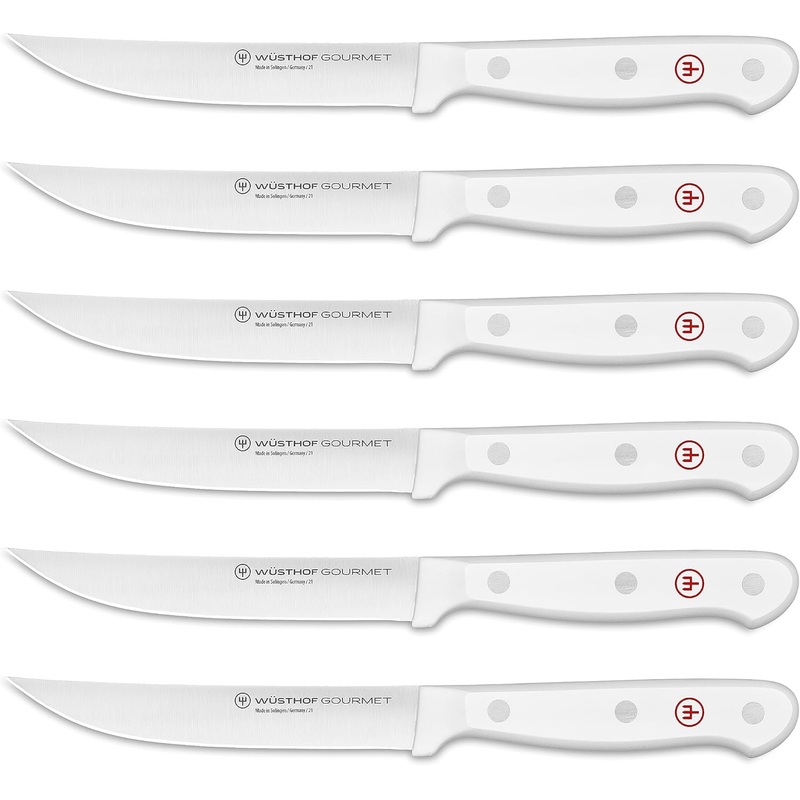 Wusthof Gourmet White - 6 Pc. Steak Knife Set