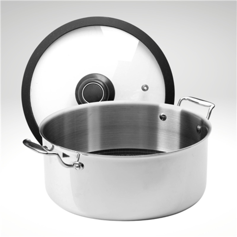 Black Cube CeramicQR 11" Stockpot w/Lid