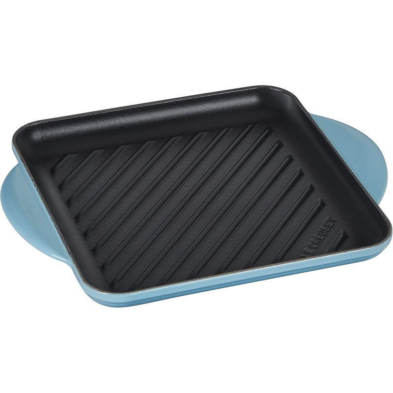 Le Creuset 9 1/2" Square Grill Pan - Caribbean