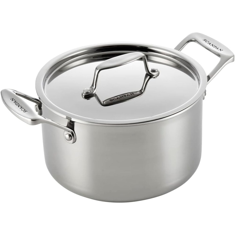 Scanpan Fusion 5 - 4 Qt. Coverd Stainless Dutch Oven