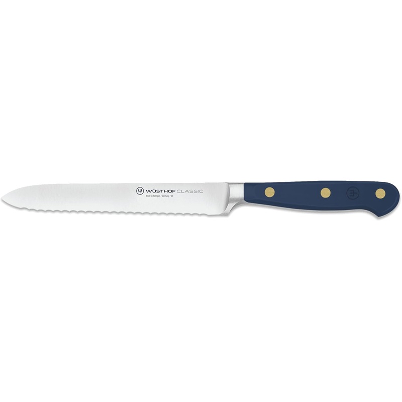 Wusthof Classic Wild Blueberry - 5" Serrated Utility Knife