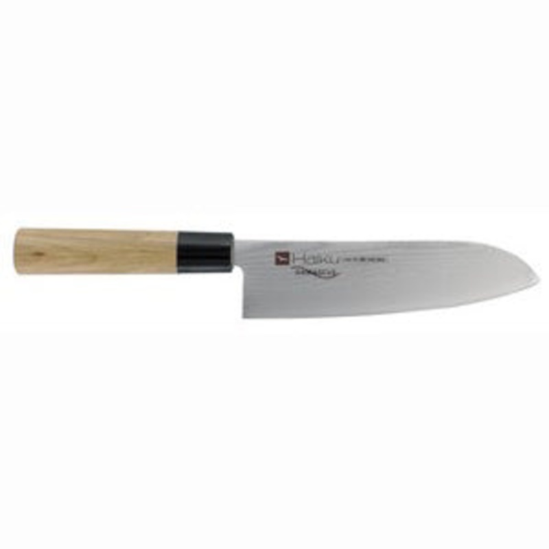 Chroma Haiku Damascus - 7 1/4" Santoku Knife