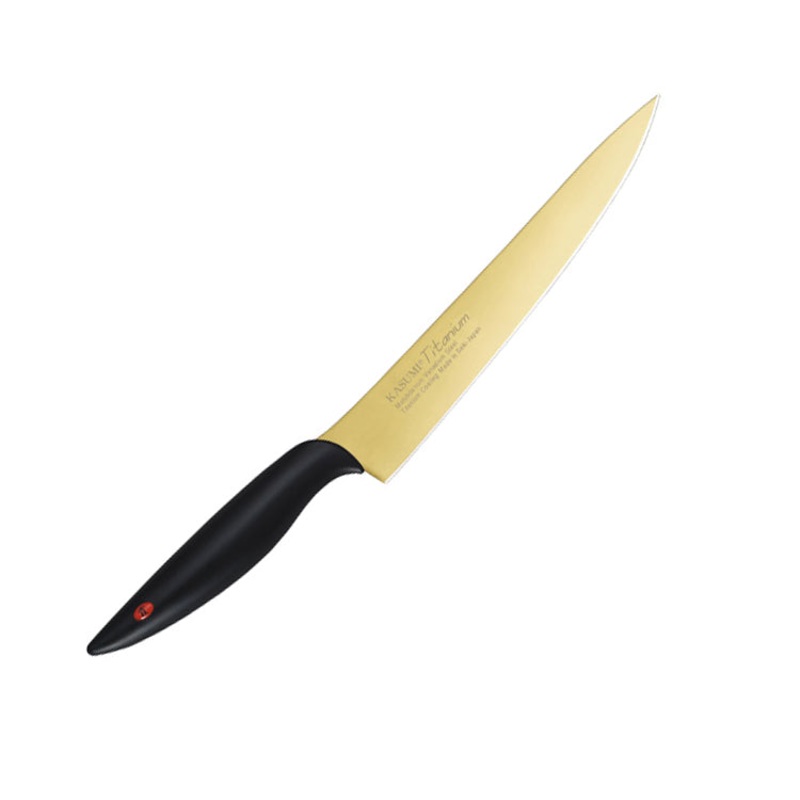Kasumi Titanium - 7 3/4" Carving Knife - Gold