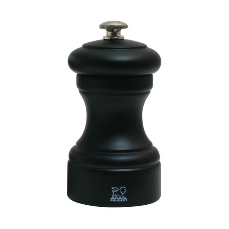 Peugeot Bistro Black Matte Pepper Mill - 10cm/4"