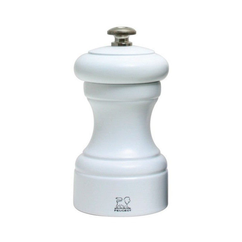 Peugeot Bistro White Matte Pepper Mill - 10cm/4"