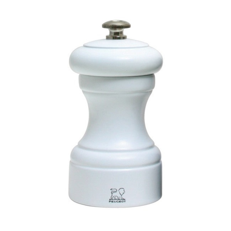 Peugeot Bistro White Matte Salt Mill - 10cm/4"