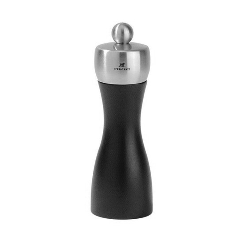 Peugeot Fidji Black Matte Salt Mill - 15cm/6"
