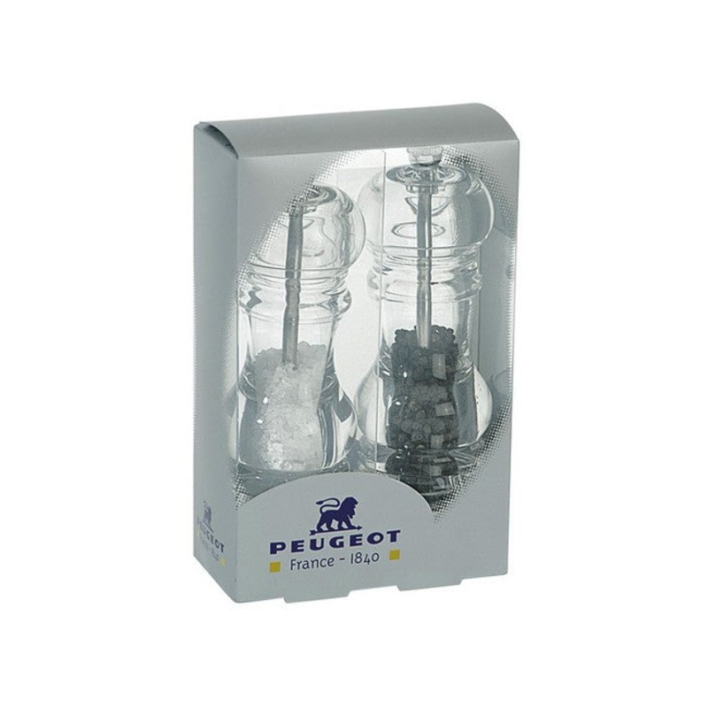 Peugeot Nancy Acrylic Pepper & Salt Mill Set - 18cm/7"