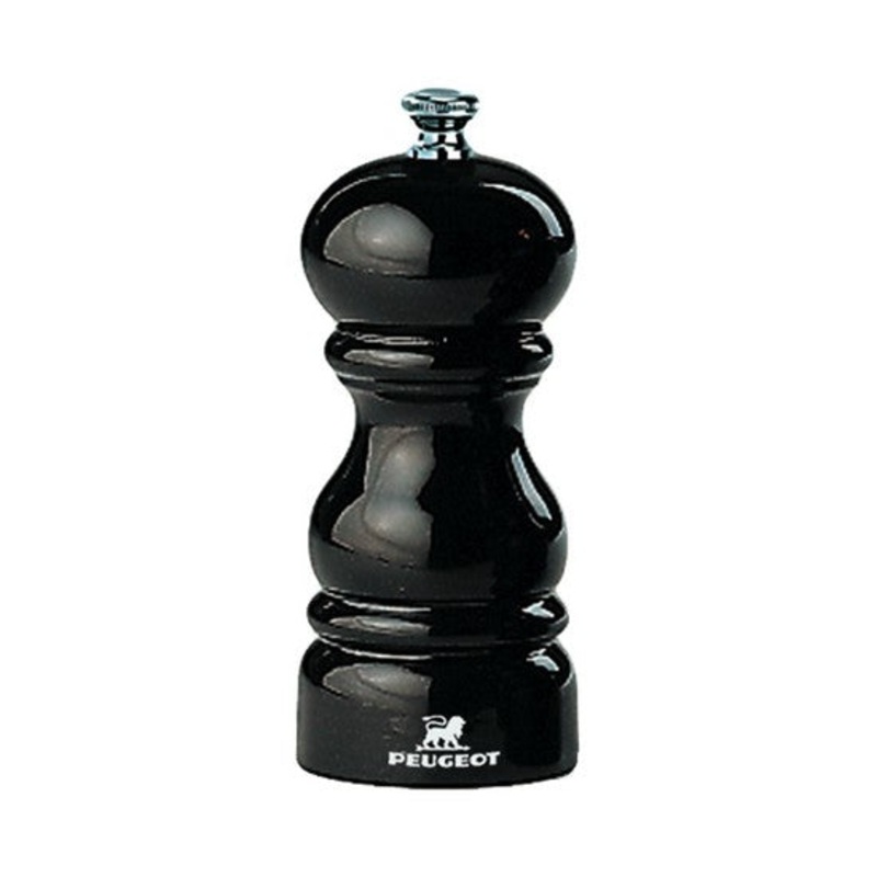 Peugeot Paris Classic Black Lacquer Salt Mill - 13cm/5"
