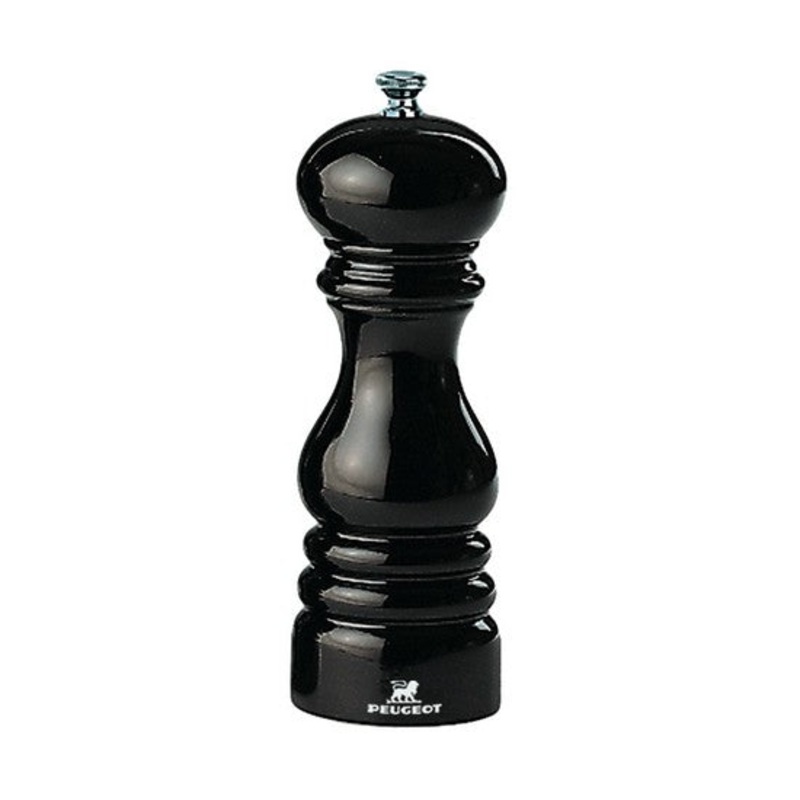 Peugeot Paris Classic Black Lacquer Salt Mill - 18cm/7"