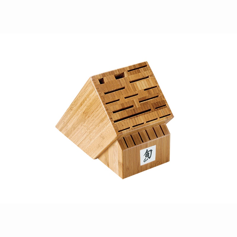 Shun - 22-Slot Bamboo Block