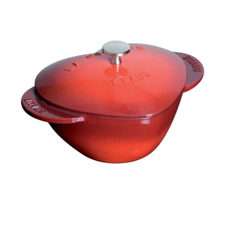 Staub Heart Shape Cocotte - 1 3/4 Qt. - Cherry
