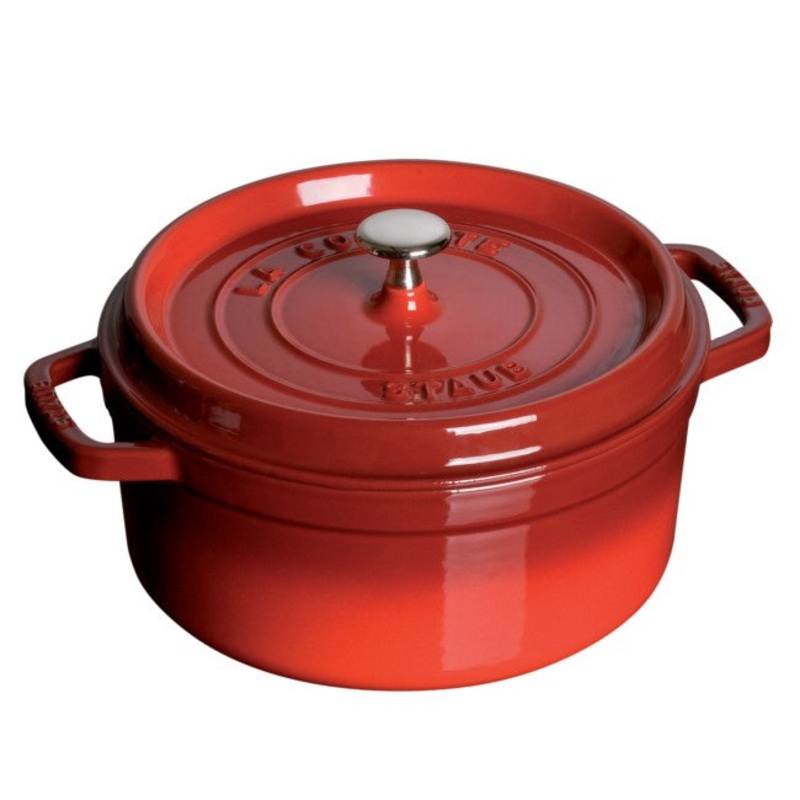 Staub Round Cocotte - 9 Qt. - Cherry