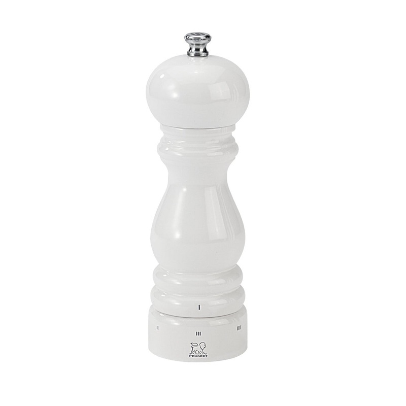 Peugeot Paris u'Select White Lacquer Pepper Mill - 18cm/7"