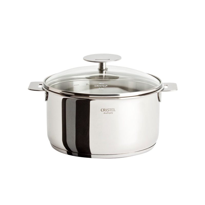 Cristel Casteline Removable Handle - 1 Qt. Saucepan w/Lid