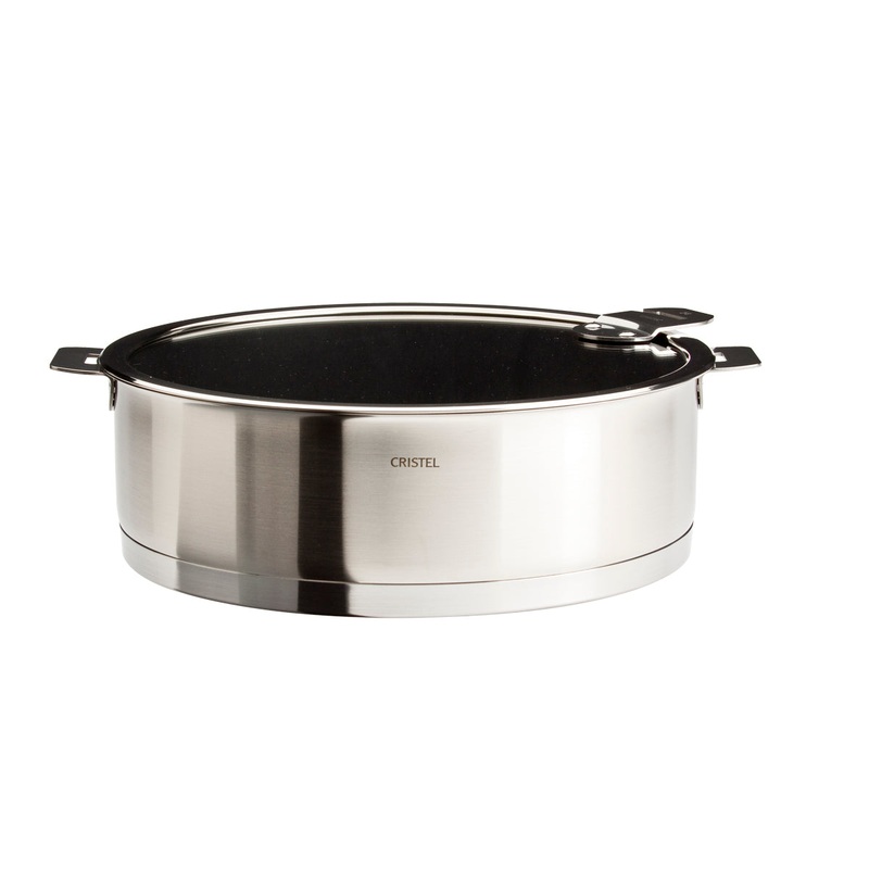 Cristel Strate Removable Handle - 4.5 Qt. Non-Stick Saute Pan w/Lid