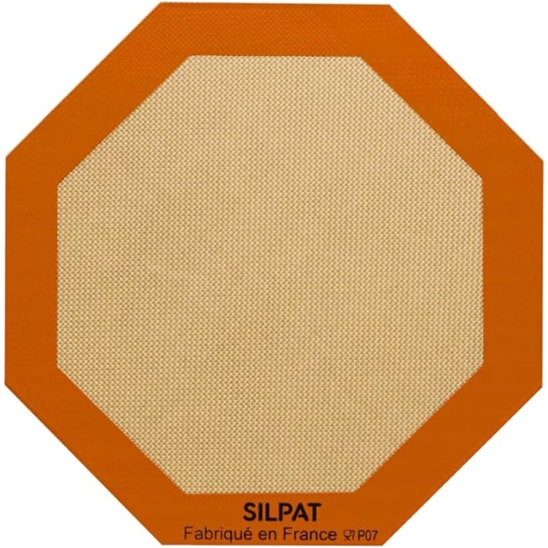 Silpat Octogonal Microwave Size Baking Mat - 10 1/4"
