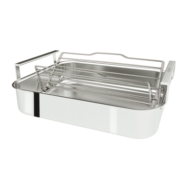 Cristel 3-Ply Stainless Steel - 16" x 12" x 3"Roaster
