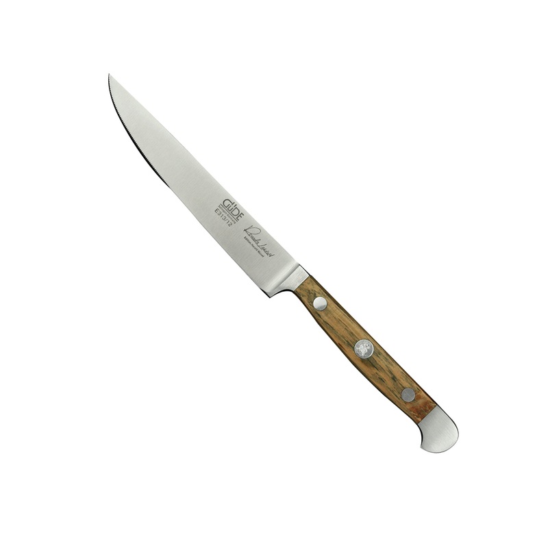 Gde Alpha Barrel Oak Series - 4 1/2 " Steak Knife
