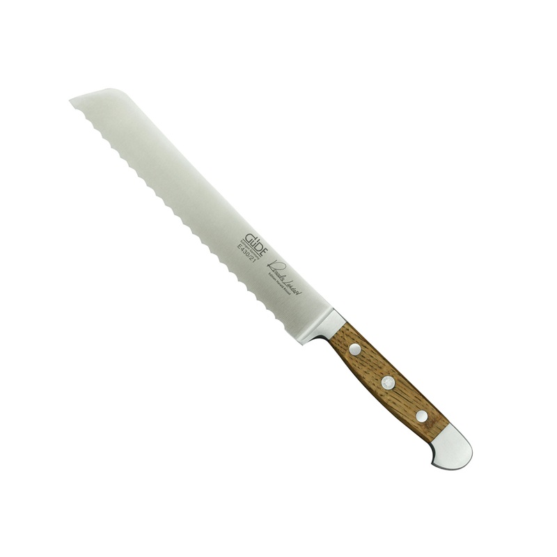 Gde Alpha Barrel Oak Series - 8" Bread Knife