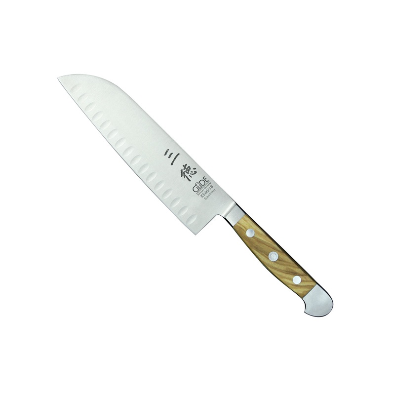 Gde Alpha Olive Series - 7" Santoku Knife