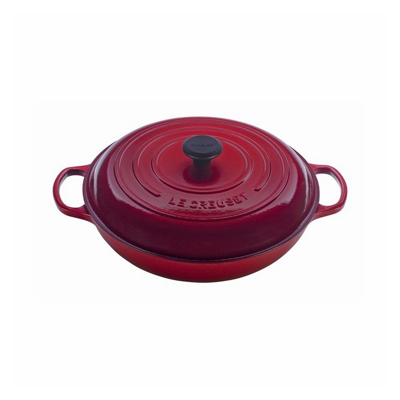 Le Creuset 5 Qt. Signature Braiser - Cerise