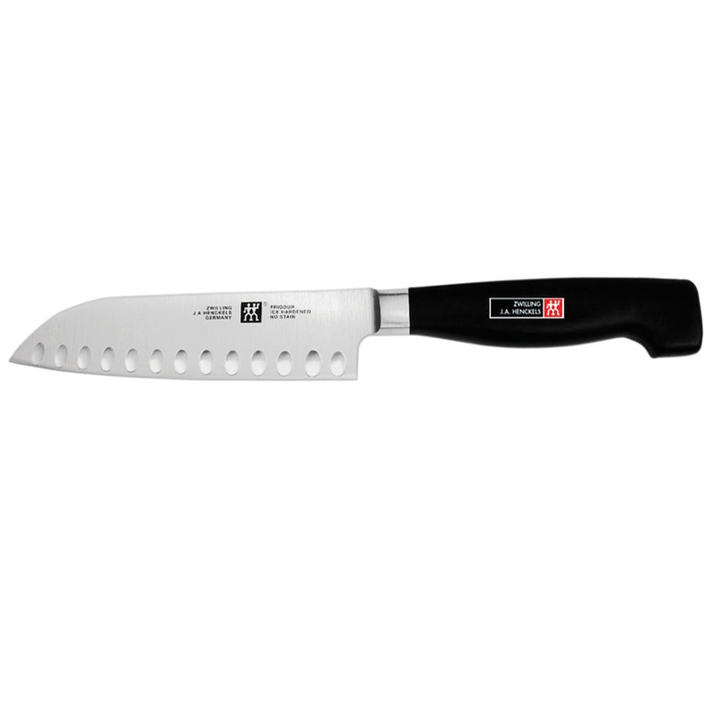 Henckels Four Star - 5" Santoku Knife w/Hollow Edge- Personalized Engraving Available