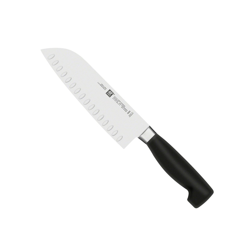 Henckels Four Star - 7" Santoku Knife w/Hollow Edge- Personalized Engraving Available