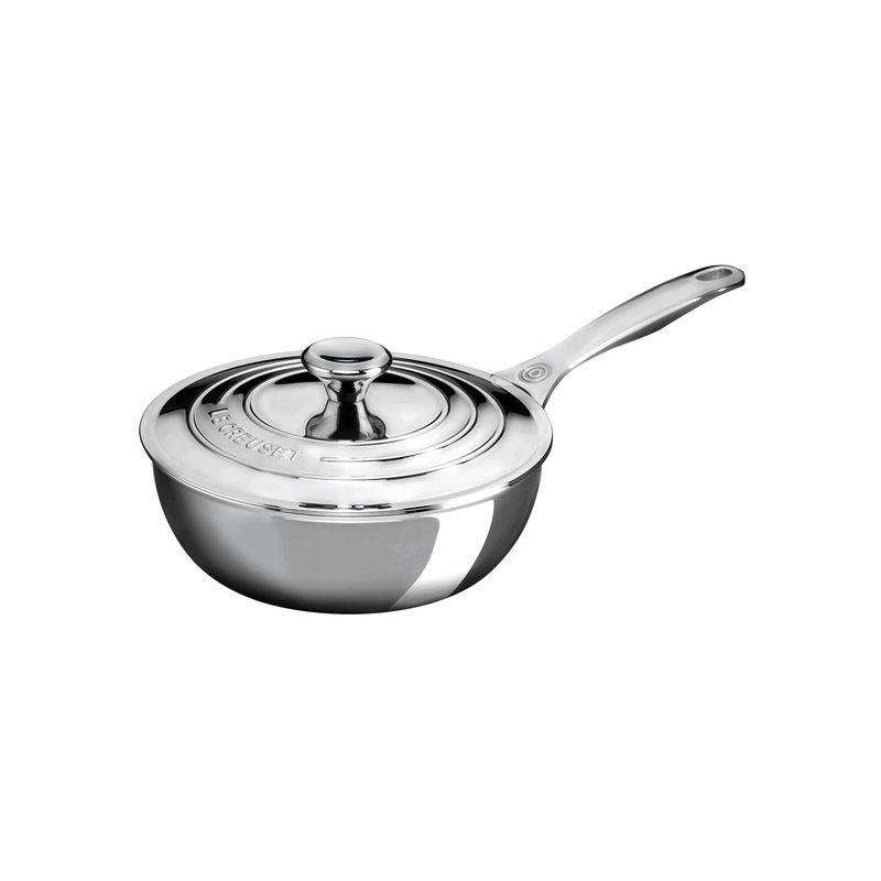 Le Creuset 2 Qt. Saucier Pan w/Lid - 2016 House Special - Stainless Steel