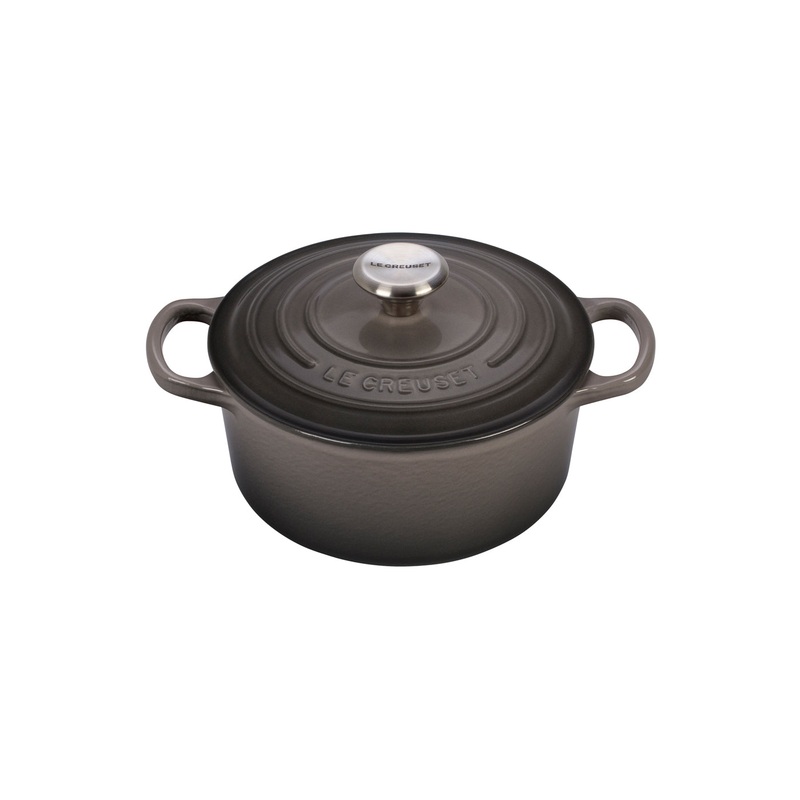 Le Creuset 2 Qt. Signature Round Dutch Oven w/Stainless Steel Knob - Oyster