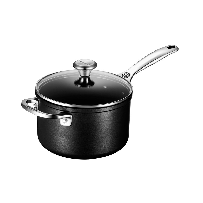 Le Creuset 3 Qt. Saucepan w/Glass Lid - Toughened Nonstick PRO