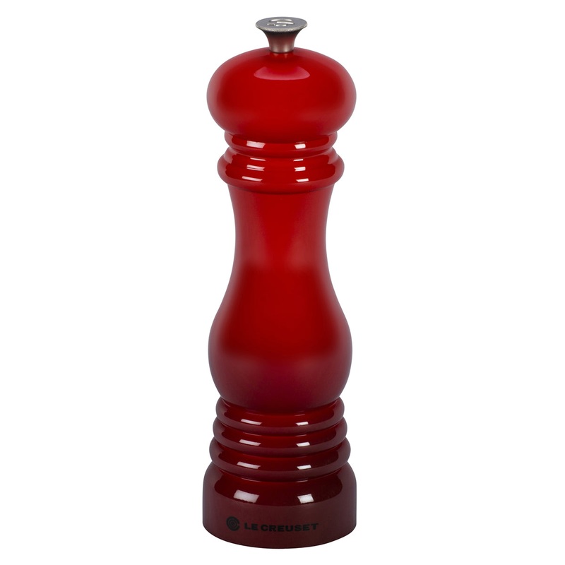 Le Creuset 8" x 2 1/2" Salt Mill - Cerise