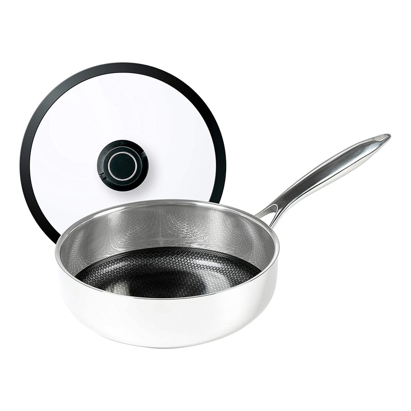 Black Cube 9 1/2" Deep Saut Pan w/Lid