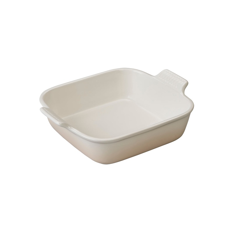 Le Creuset 3 Qt. (9") Heritage Square Dish - Meringue