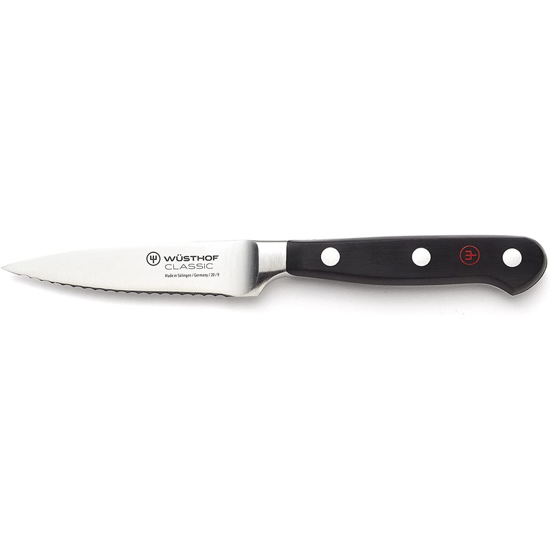 Wusthof Classic - 3 1/2" Full Serrated Paring Knife