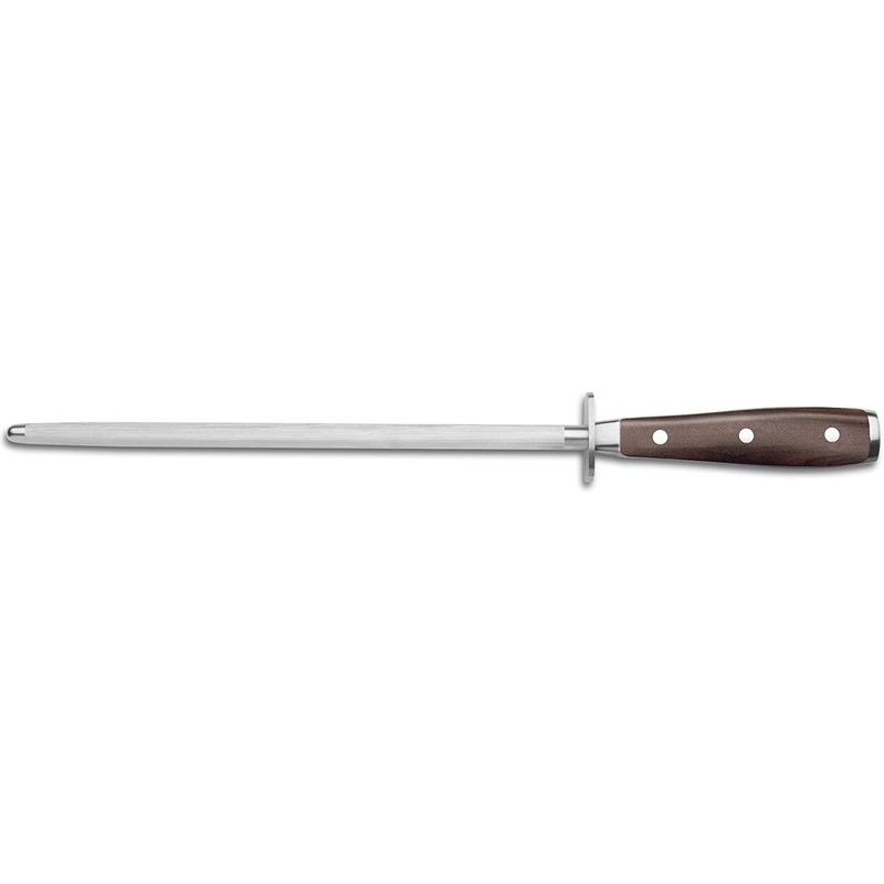 Wusthof Ikon Blackwood - 10" Steel, Double Bolster