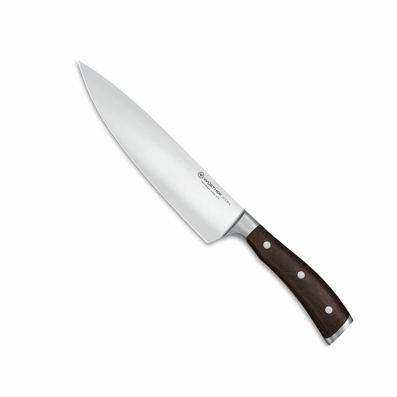 Wusthof Ikon Blackwood - 8" Chefs Knife- Personalized Engraving Available